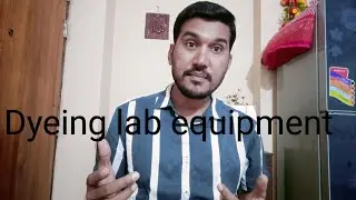 Rope dyeing & slasher  Lab equipment details.