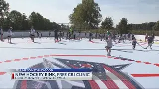 Blue Jackets, Powell YMCA team up for new hockey rink