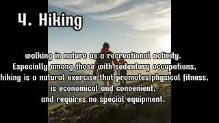 5 Examples of Outdoor / Recreational Activities