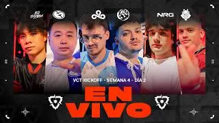 100T vs EG &mdash; VCT Americas Kickoff &mdash; Semana 4 D&iacute;a 2
