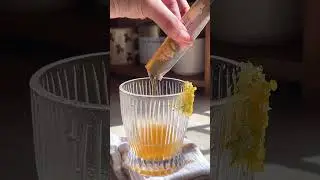 Honey citrus fizz mocktail #viral#new#tranding#video#yshort#drink