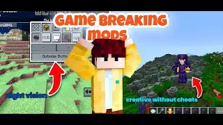 I Installed 3 Game-Breaking Mods for Minecraft Bedrock