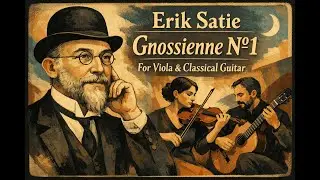 Erik Satie - Gnossienne N&ordm;1. For Viola and Classical Guitar.