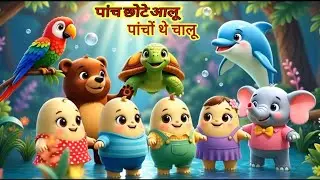 आलू कचालू बेटा कहाँ गए थे | Aloo Kachalu Beta Kahan Gaye The | Hindi Kids Rhymes