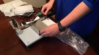 Unboxing Manual Frozen Meat Slicer