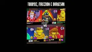 Joguei contra o Toddyxz, FireCrow e Darksan... #brawlstars #brawl #supercell #matchmaking #shorts