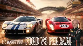 Le Mans 1967 - Ferrari 330 P3 vs Ford GT40 – Time Trial Storico
