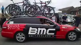 Tour of Britain, Cat and Fiddle KOM, Peloton
