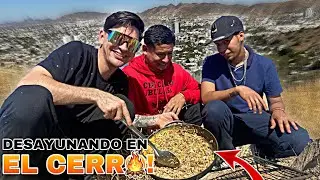 SUBIMOS A UN CERRO A PREPARAR EL DESAYUNO MÁS EXTREMO || LOS CHICUELOS