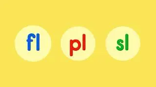 Phonics Chant┃fl &middot; pl &middot; sl ∥ Double Letter Consonants┃Spotlight on One Phonics