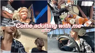 come adulting with me at 17 | apartment hunting + grocery shopping + etc