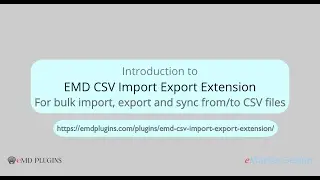 EMD CSV Import Export Extension for 