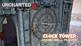 UNCHARTED - CLOCK TOWER Zodiac Bell PUZZLE #spotoutgaming #pclive #pcgaming #uncharted