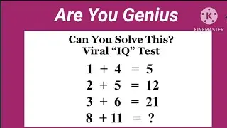 Only a genius can answer these 10 tricky math puzzles|Puzzles part-1