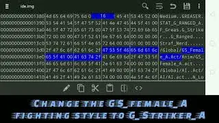 Bully AE how to change the fighting style of a female character in a basic way