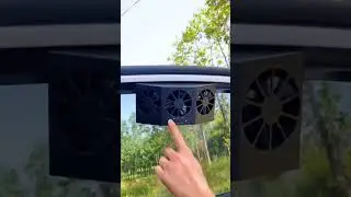 Product Link in Comments ▶️  Auto Solar Ventilating Fan for Car