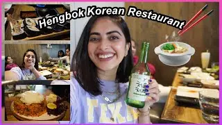 My first time at a Korean Restaurant🍲&bull;KIMCHI CHICKEN FRIED RICE🍛&bull;TRIED SOJU🍶&bull;GIMBAP🍣 #koreanfood