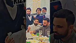 Rizwan And Fakhar With Naseem During Ceremony #shorts #cricket #fakharzaman #muhammadrizwan