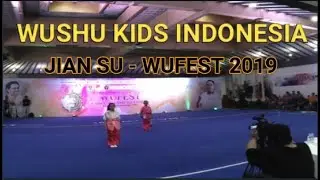 WUSHU KIDS INDONESIA #JIAN SHU / SWORD / PEDANG #WUFEST 2019