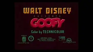 Goofy &ndash; Motor Mania (1950) &ndash; 1950s reissue titles unedited