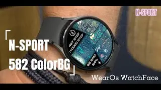 [N-SPORT582] High Background change Samsung Watch 5 face WearOS Top Best