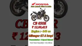 honda cb650r price in india 2025 ||#hondacb650r #honda #cb650r #bikedetails #shorts #viralshots