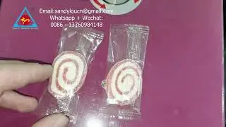 Horizontal type automatic soft sweets jelly drops candy flow pack machine 2021 hot sell model