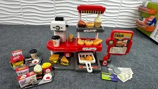 Asmr Unboxing a Mini Fast Food Playset! Cute Cash Register, Burgers, Desserts & More!