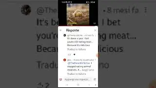 La prontezza nella censura indizia validit&agrave;. Qui: commenti sul diventare vegan.