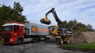 Volvo EW 180E with Kinshofer B24H-220S sugar beet grab - G D & K De Vries