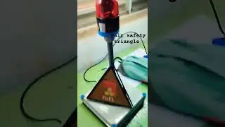 This is a fair safety triangle for fair safety training for all people