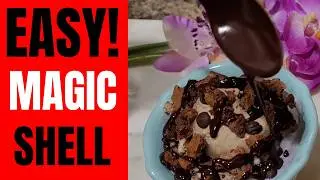 How To Make Homemade Magic Shell---2 Ingredients!
