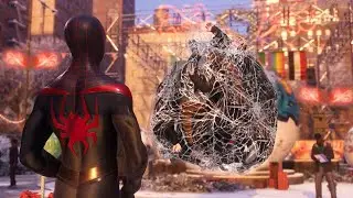 Spider-Man saves the Harlem Christmas party - Spider-Man: Miles Morales (PlayStation 5)
