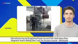 Manufacturing and Supplying Power to Lock Fail-Safe Glass Door Magnetic Smart Sliding Door Lock for