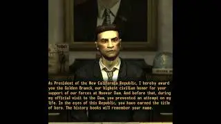 Встреча с президентом НКР Кимбаллом после игры в Fallout New Vegas