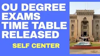 OU degree exams 2020 time table, OU pg exams, ts degree exam latest news today, OU Updates