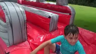 Slidding on the St.Elmo Bama slide on the 4th or July 2023