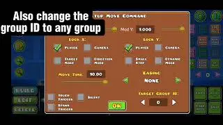 How to make an object follow the player in geometry dash 2.2