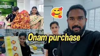 Onam purchase ❤️/diyafavas_official 😍/couple vlog💏