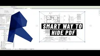 How to hide or unload a PDF or element from the background, Revit Tutorial.