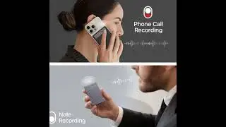 Plaud Note Enregistreur Vocal IA avec &Eacute;tui Dictaphone Enregistreur Vo