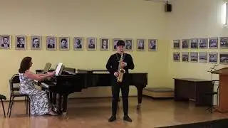 Henri Tomasi - Concerto, 1st mov. Kenta Igarashi (sax.), Viola Taran (f-no)