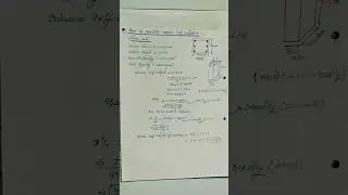 How to Calculate the Self-Weight of a Column#column #self_weight #calculation #structural #concrete
