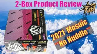 2021 Mosaic No Huddle Football 2-Box Release Day Product Review
