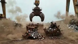 Pure Machine Strength &ndash; Magnet Arm Handling Big Steel