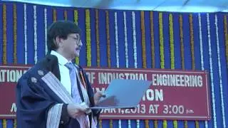 XVIII NITIE Convocation-  Award of Diploma - ISEM & ITM