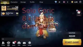 SOLO MODE WITH CORIC SUPER OP!! #royalcrown #coric #steam