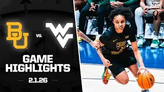 Baylor vs. West Virginia Game Highlights | 2025-26 Big 12 Women&rsquo;s Basketball