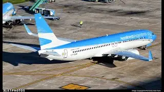AR1532 Aeroparque - C&oacute;rdoba B737-800 LV-GUB