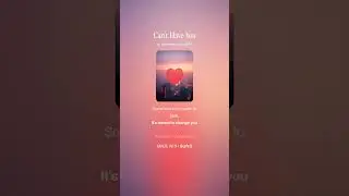 Can’t Have You